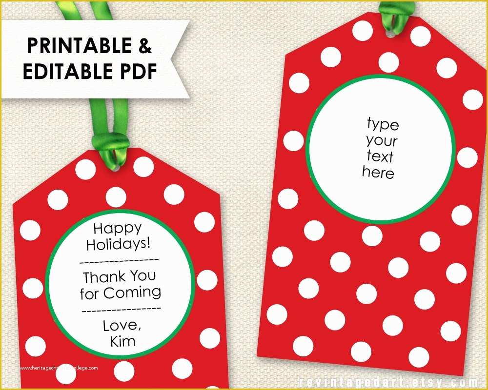Christmas Labels Free Printable Templates Of Printable Christmas Tags Editable Holiday Tags Pdf