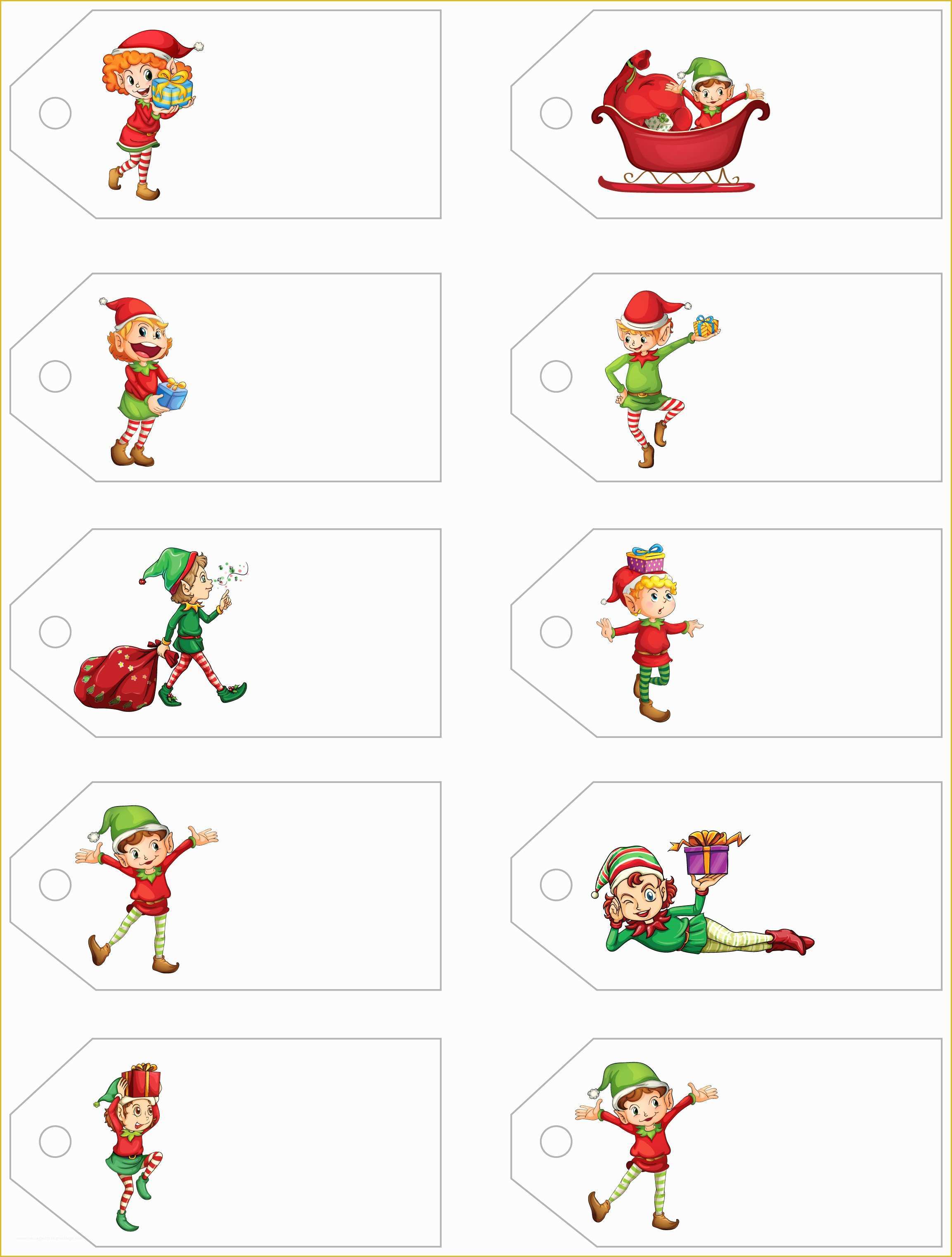 Christmas Labels Free Printable Templates Of Santa S Little T To You 