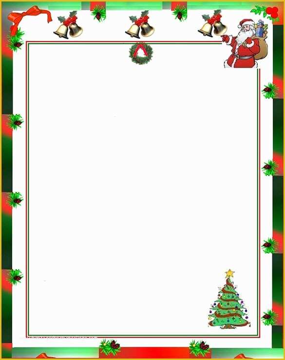 Christmas Letter Border Templates Free Of 17 Christmas Paper Templates Doc Psd Apple Pages