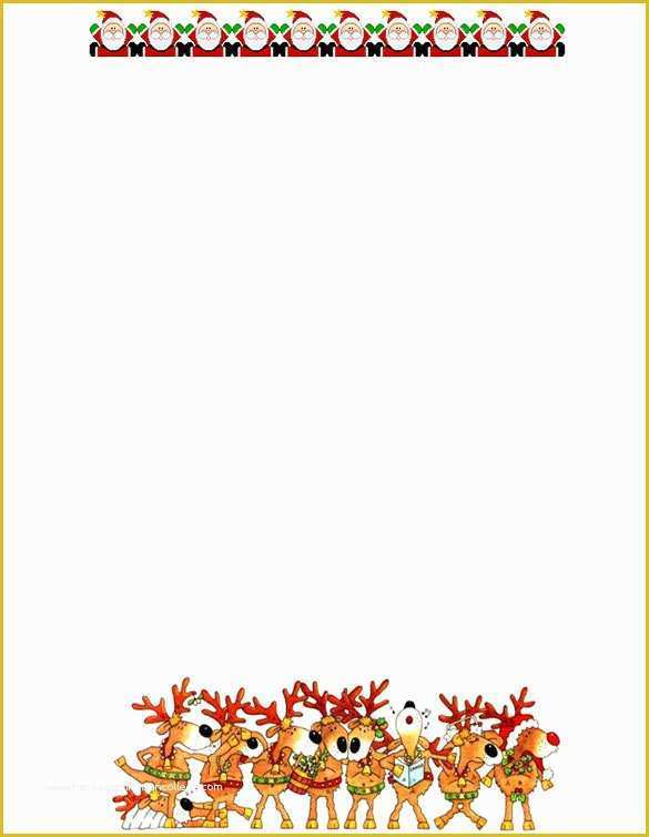 Christmas Letter Border Templates Free Of 17 Christmas Paper Templates Doc Psd Apple Pages