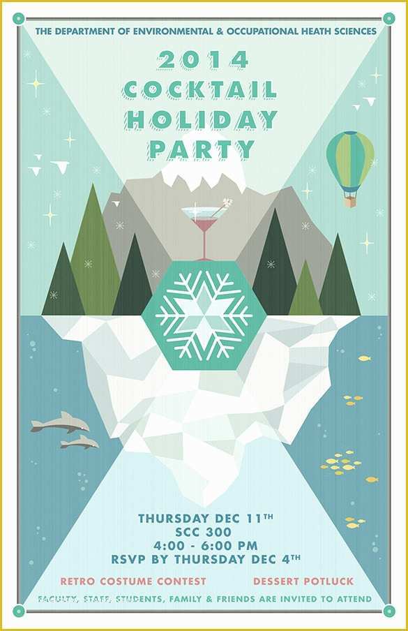 Christmas Party Flyer Template Free Of 27 Holiday Party Flyer Templates Psd