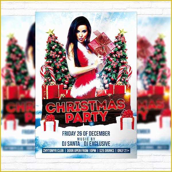 Christmas Party Flyer Template Free Psd Of 25 Best Free Christmas Flyer Templates Dzineflip