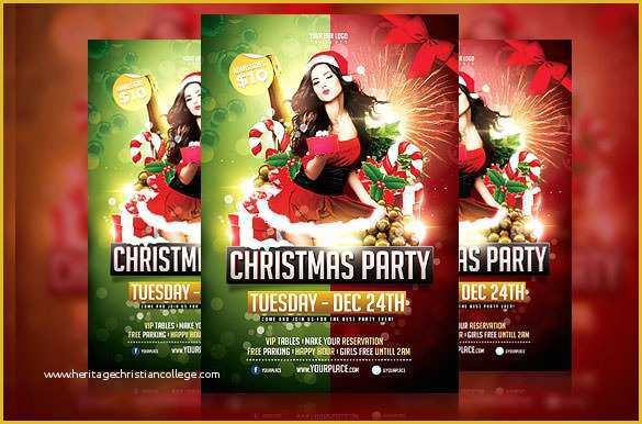 Christmas Party Flyer Template Free Psd Of 60 Christmas Flyer Templates Free Psd Ai Illustrator