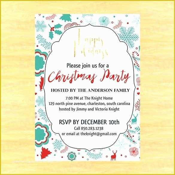Christmas Party Invitation Email Templates Free Of Christmas Email Invitations Templates Free