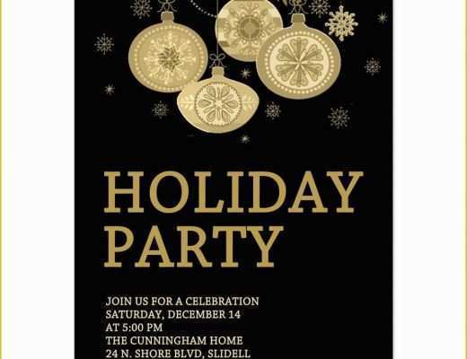Christmas Party Invitation Email Templates Free Of Holiday Party Invites