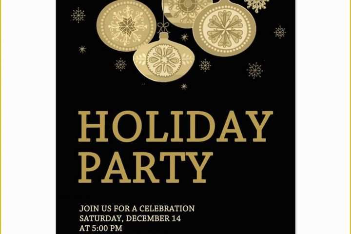 Christmas Party Invitation Email Templates Free Of Holiday Party Invites