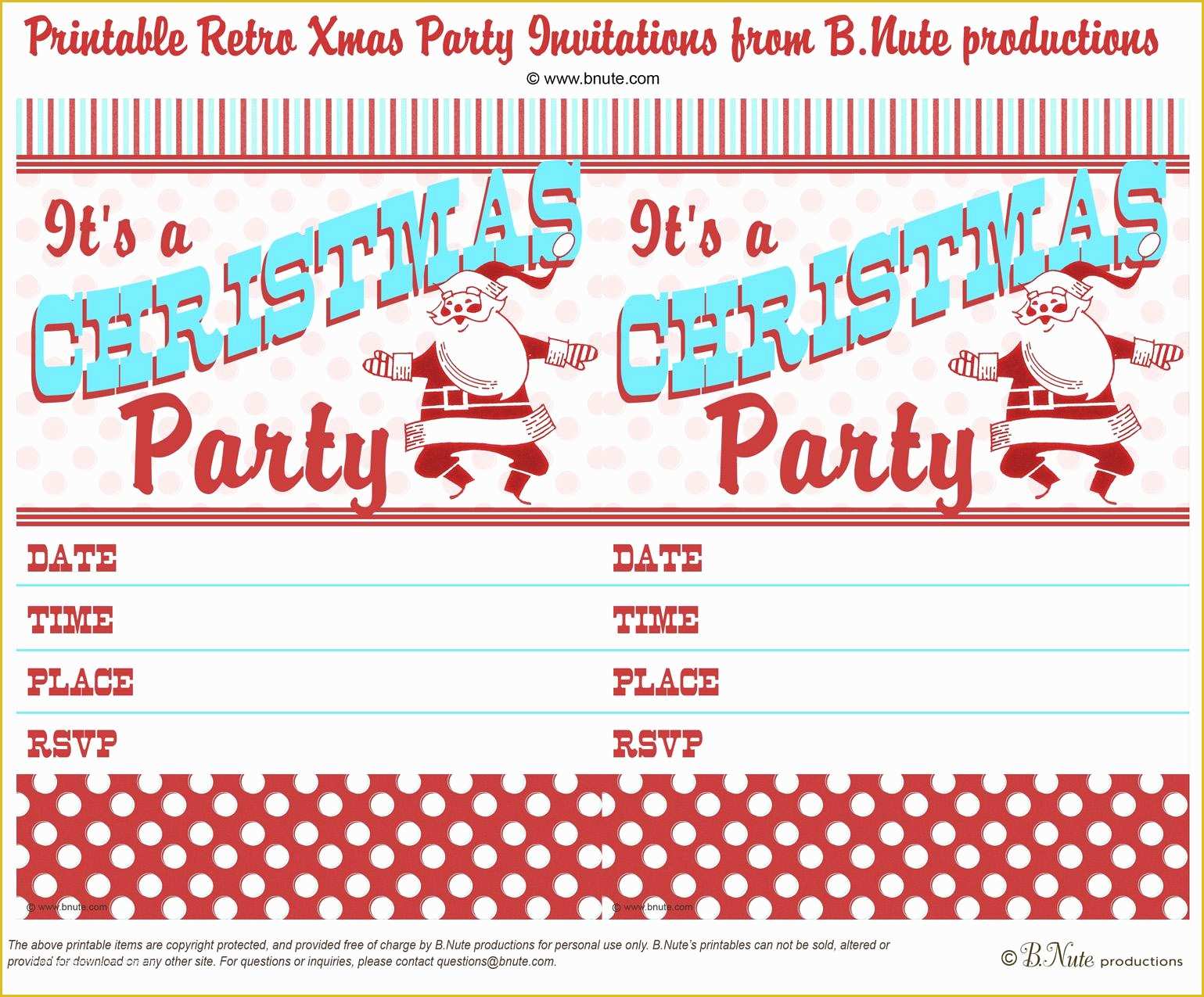 Christmas Party Invitation Templates Free Printable Of Free Printable Party Invitations Templates