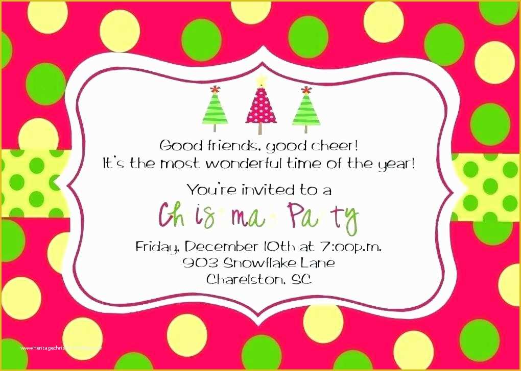 Christmas Party Invitation Templates Free Word Of 10 Free Christmas Party Invitations that You Can Print