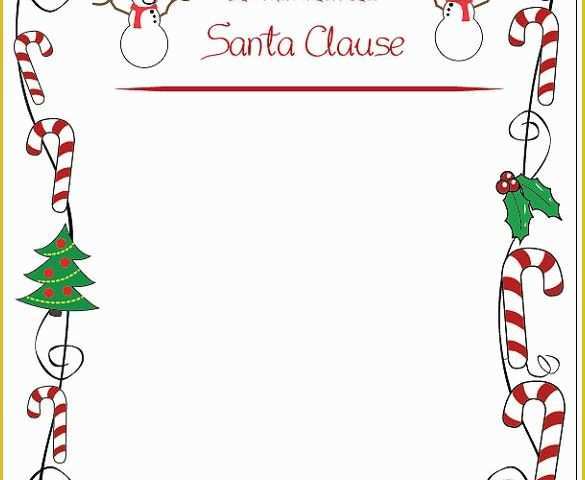 Christmas Word Templates Free Download Of 13 Christmas Letter Templates Word Apple Pages Google