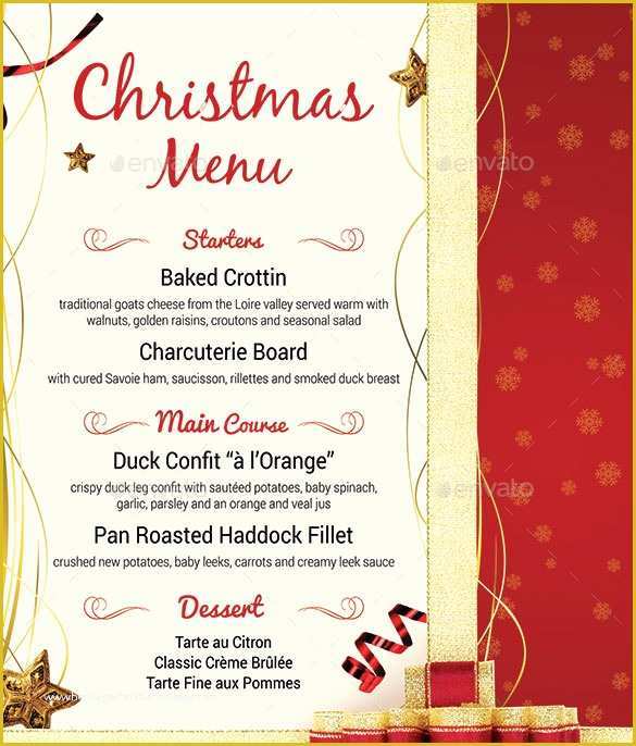 Christmas Word Templates Free Download Of Christmas Menu Template – 30 Free Psd Eps Ai