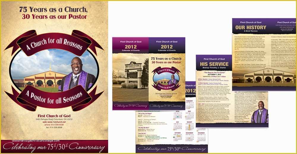 Church Anniversary Program Templates Free Of 8 Best Of Free Printable Church Program Design