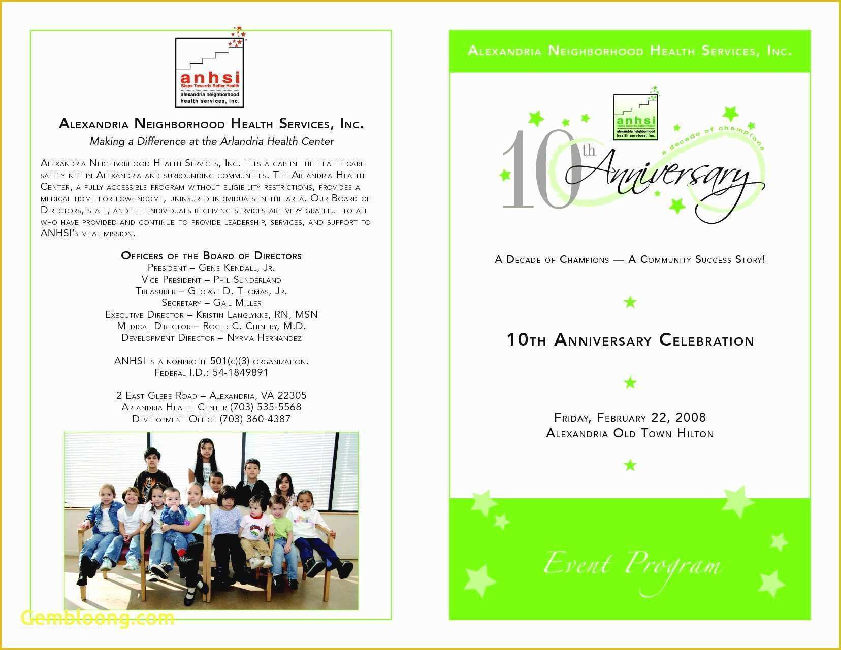 Church Anniversary Program Templates Free Of Awesome Church Anniversary Program Template Free