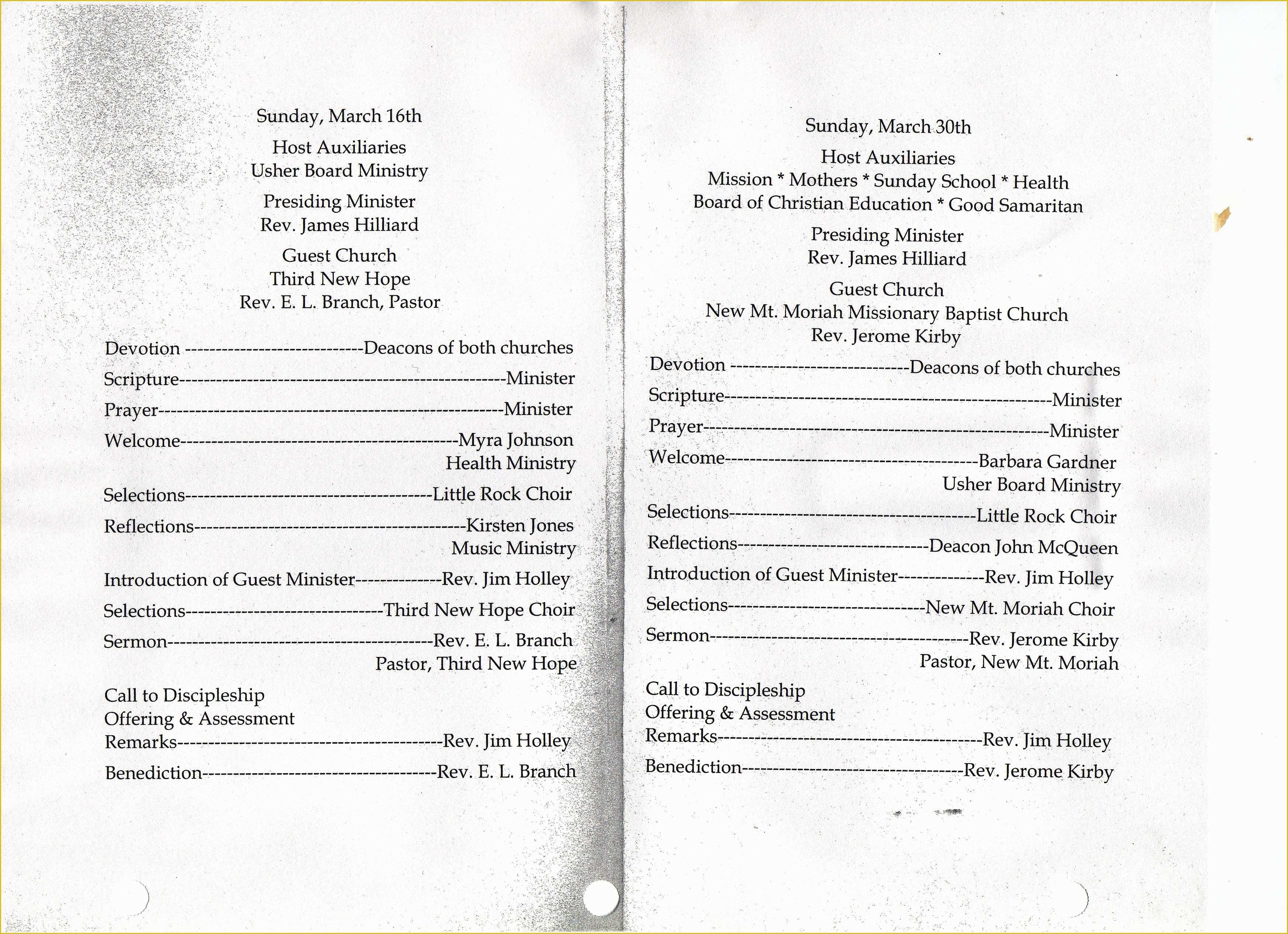 Church Anniversary Program Templates Free Of Best S Of Pastor Anniversary Programs Samples
