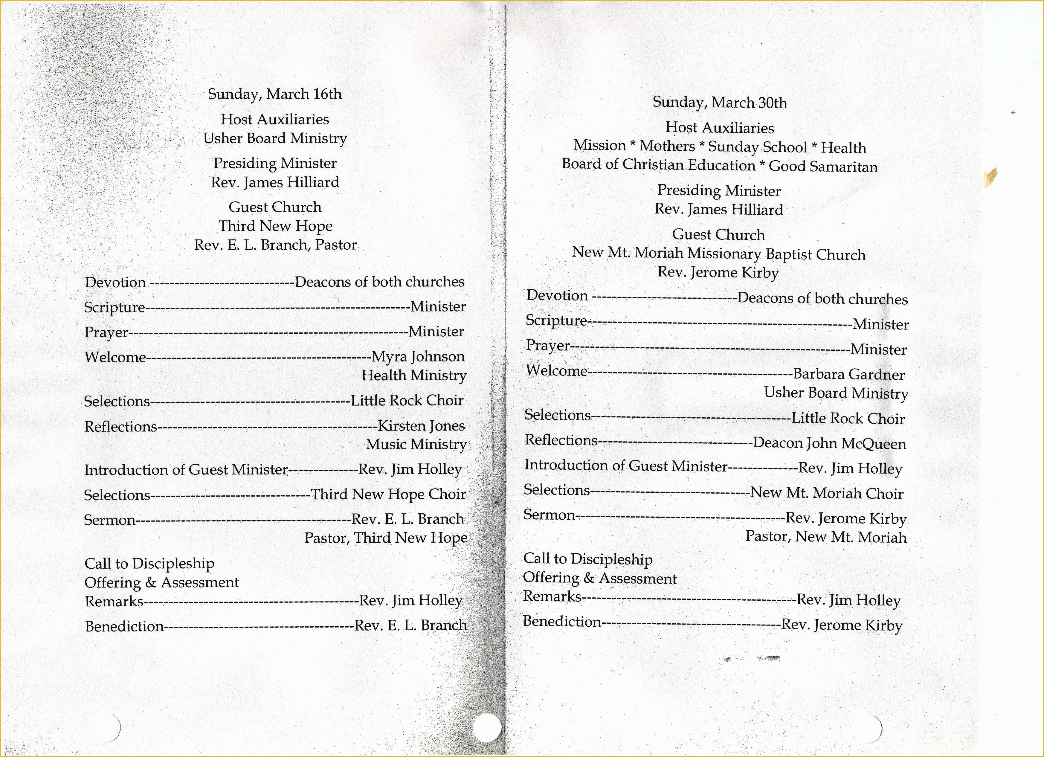 Church Anniversary Program Templates Free Of Best S Of Pastor Anniversary Programs Samples