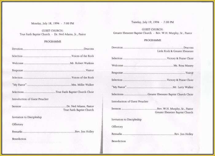 Church Anniversary Program Templates Free Of Choir Anniversary Program Template Template Resume