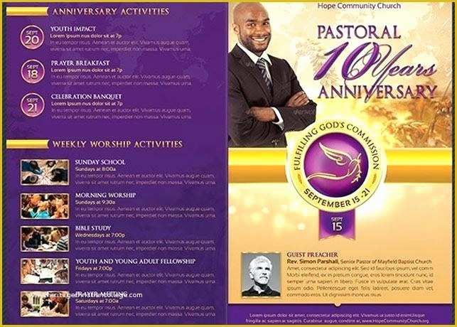 Church Anniversary Program Templates Free Of Church Anniversary Program Template Download