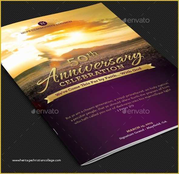 Church Anniversary Program Templates Free Of Church Anniversary Program Templates Free