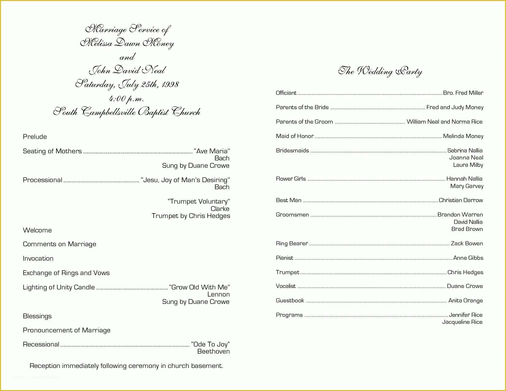 Church Anniversary Program Templates Free Of Church Program Template