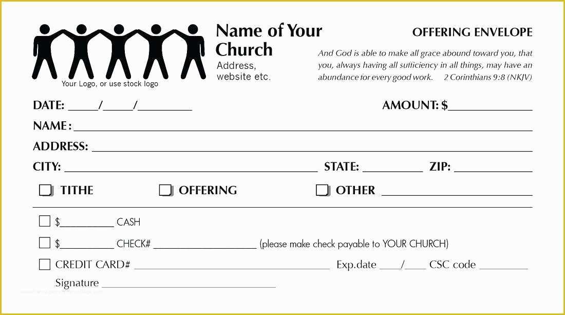 Church Offering Envelopes Templates Free Of Church Fering Envelopes Templates Free Donation Envelope