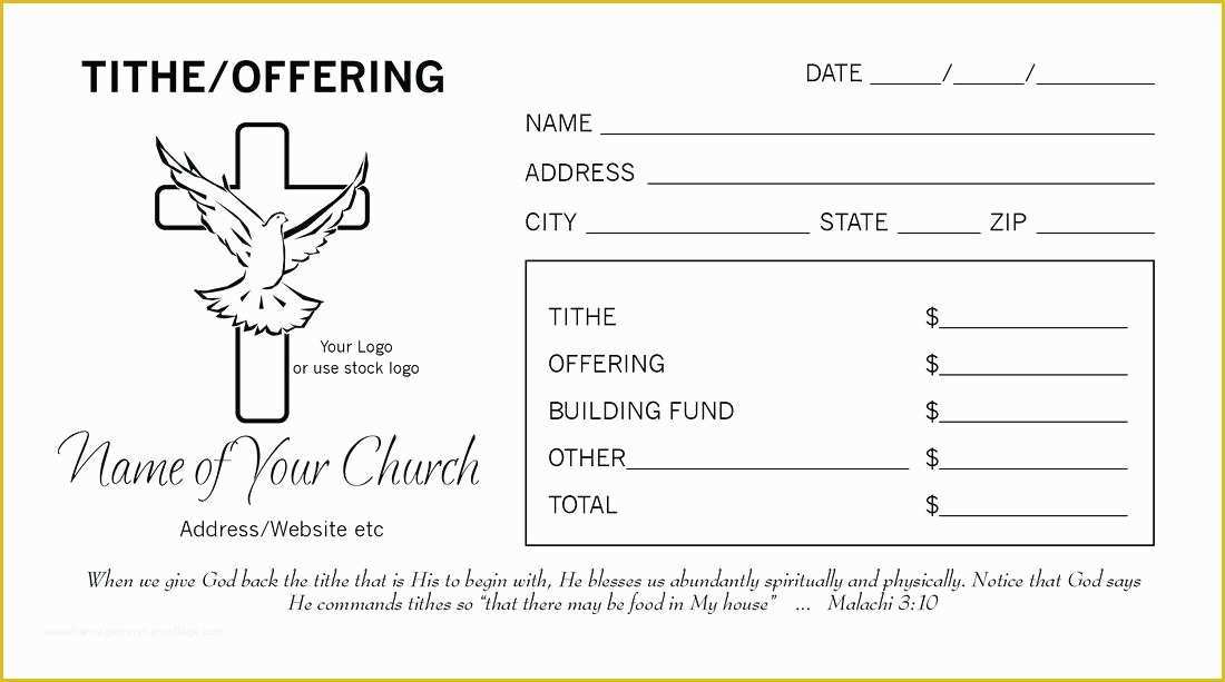Church Offering Envelopes Templates Free Of Custom Envelope Template