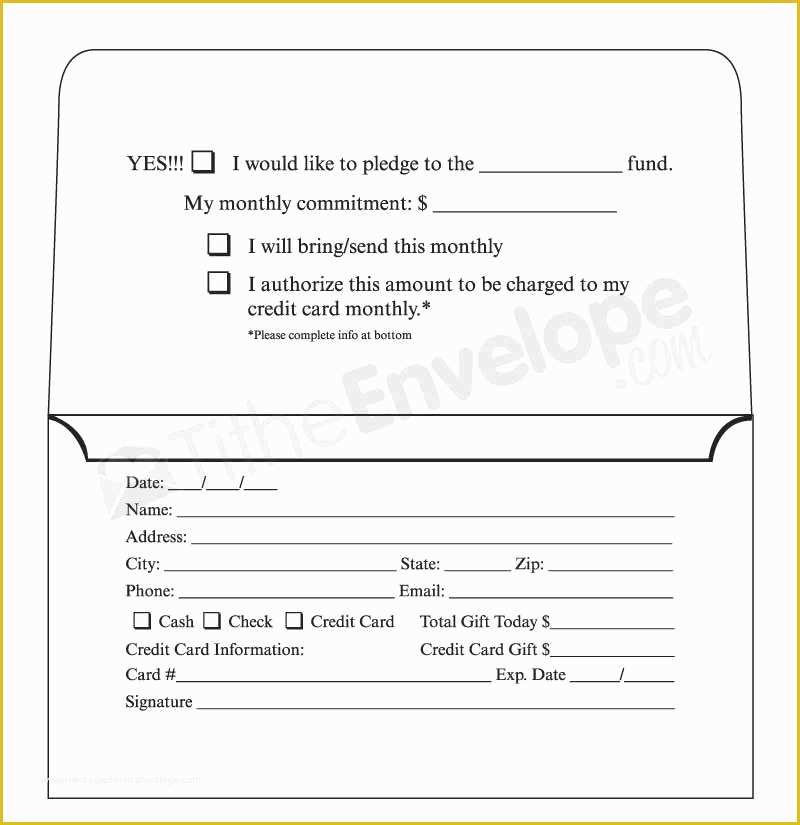 Church Offering Envelopes Templates Free Of Donation Envelope Template Word Templates Resume