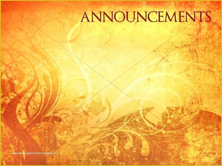 Church Ppt Templates Free Of Church Announcements Announcement Backgrounds Faith