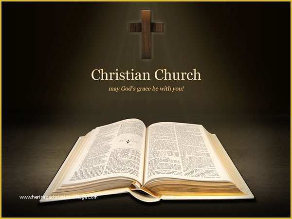 Church Ppt Templates Free Of Free Christian Church Powerpoint Presentation Template On