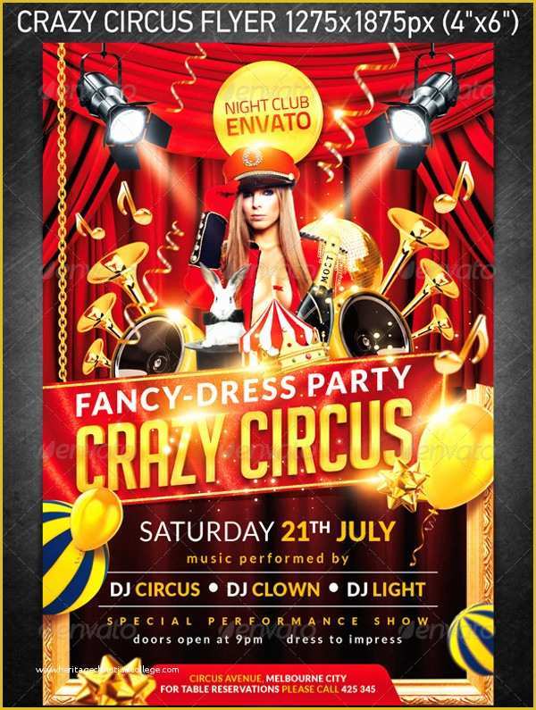 Circus Poster Template Free Download Of 23 Circus Flyer Templates Psd Vector Eps Jpg Download