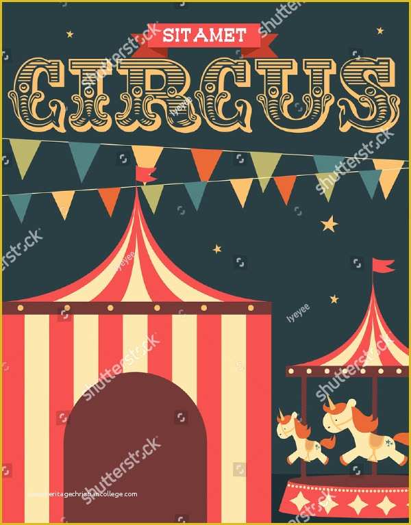 Circus Poster Template Free Download Of 23 Circus Poster Templates Free &amp; Premium Download