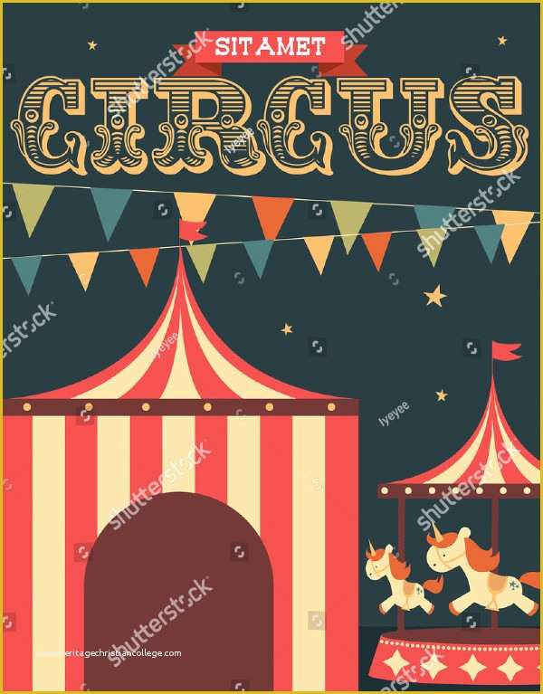 Circus Poster Template Free Download Of 23 Circus Poster Templates Free & Premium Download