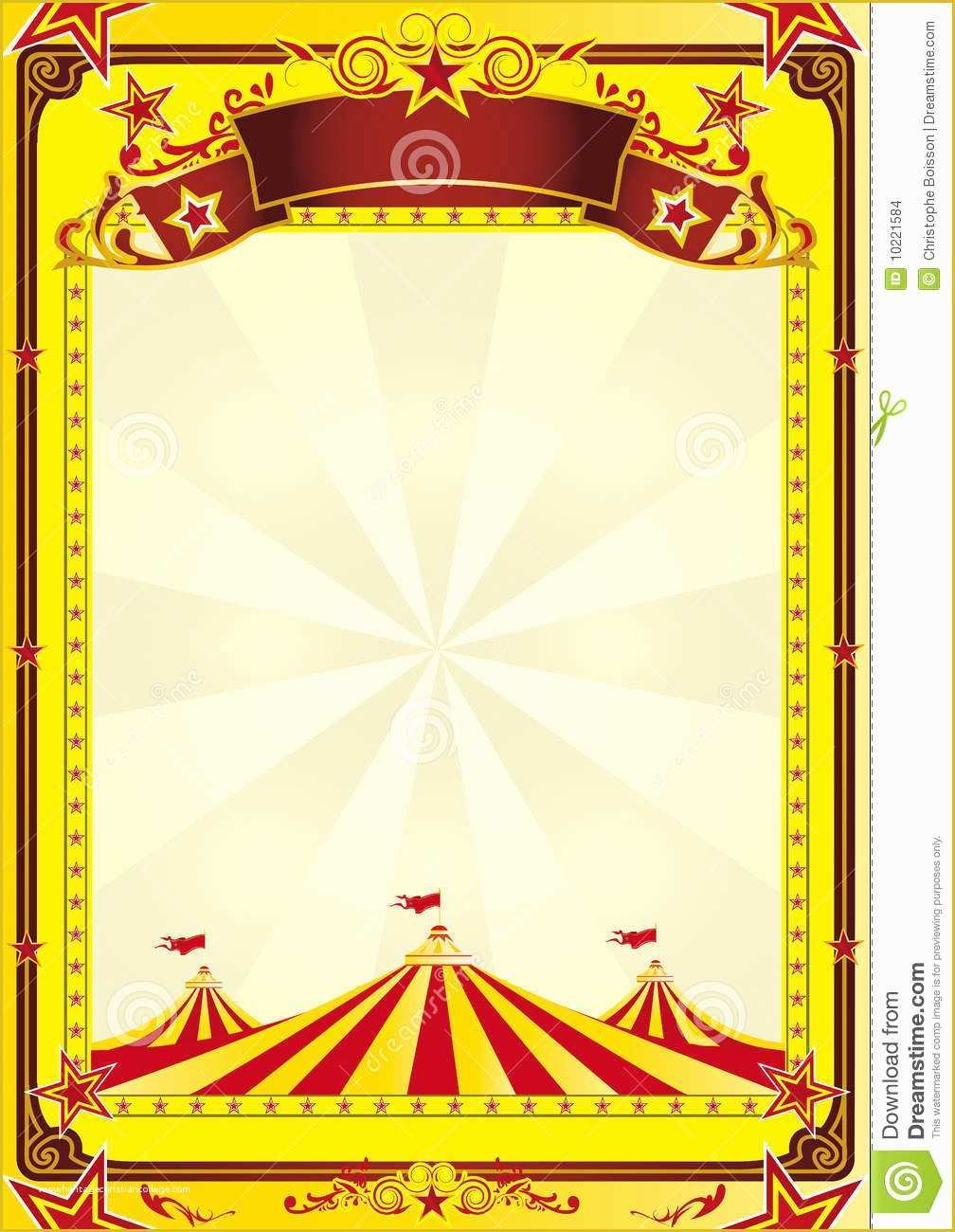 Circus Poster Template Free Download Of Circus Carnival