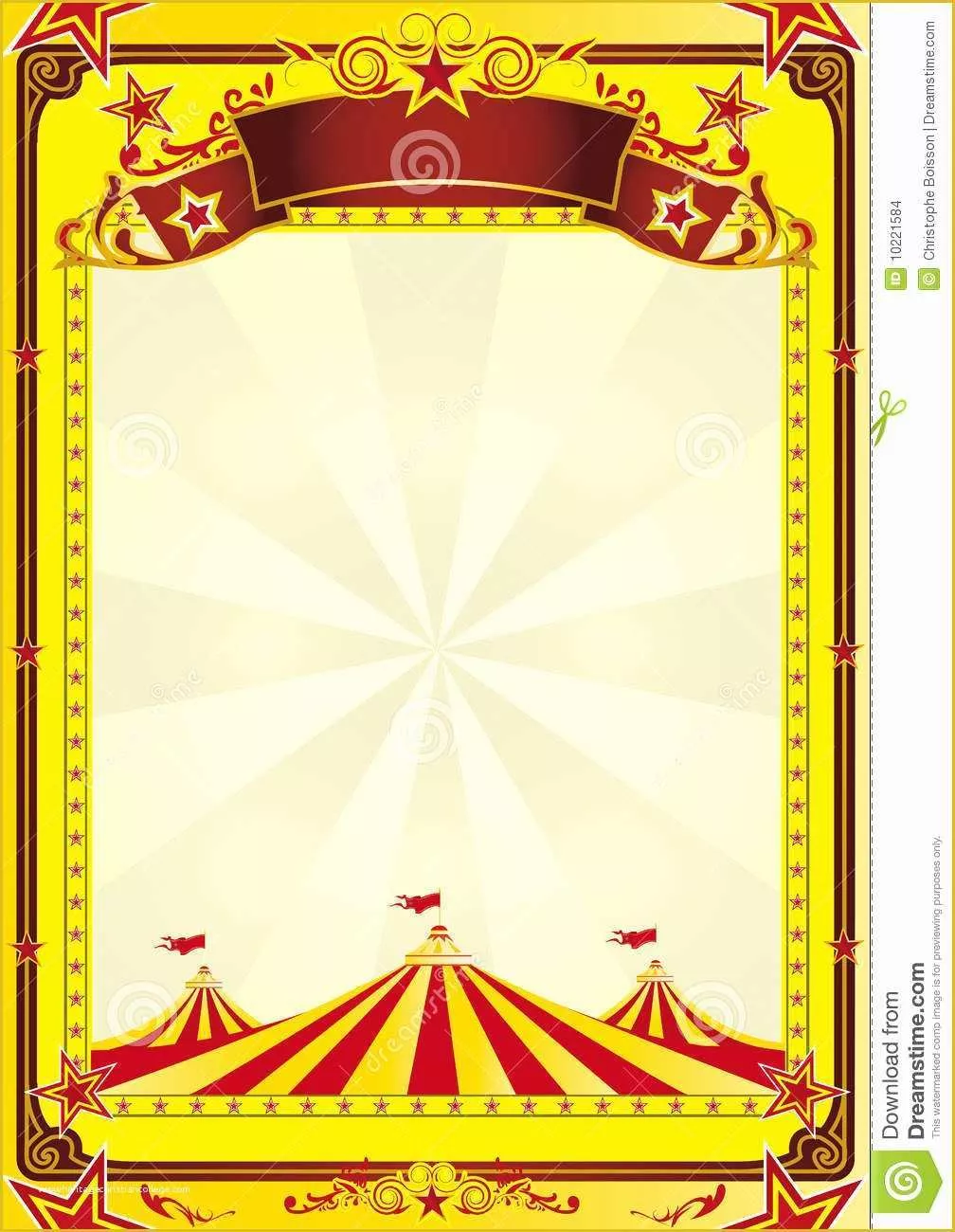 Circus Poster Template Free Download Of Big top Circus Flyer Stock Vector Image Of School Star