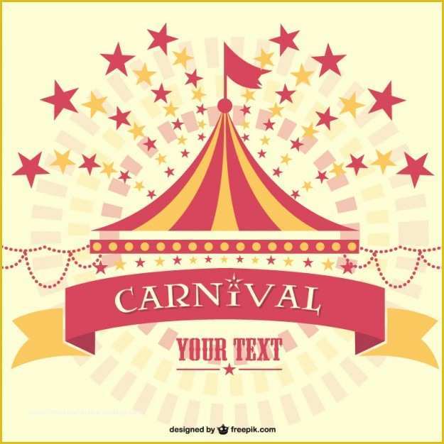 Circus Poster Template Free Download Of Carnival Marquee Background Template Vector
