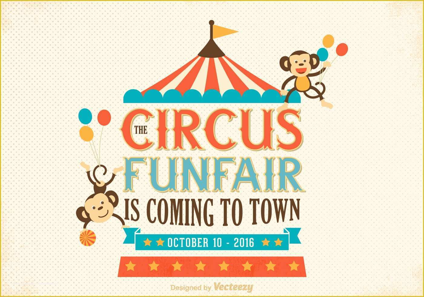 Circus Poster Template Free Download Of Free Old Circus Poster Vector Download Free Vector Art