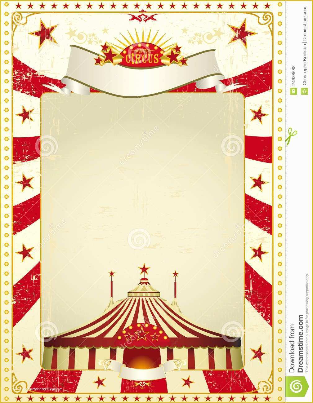 Circus Poster Template Free Download Of Used Poster Circus Stock Vector Illustration Of Cabaret