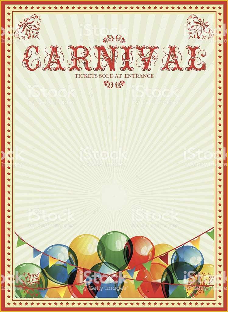 Circus Poster Template Free Download Of Vintage Carnival Circus Poster Template Vector