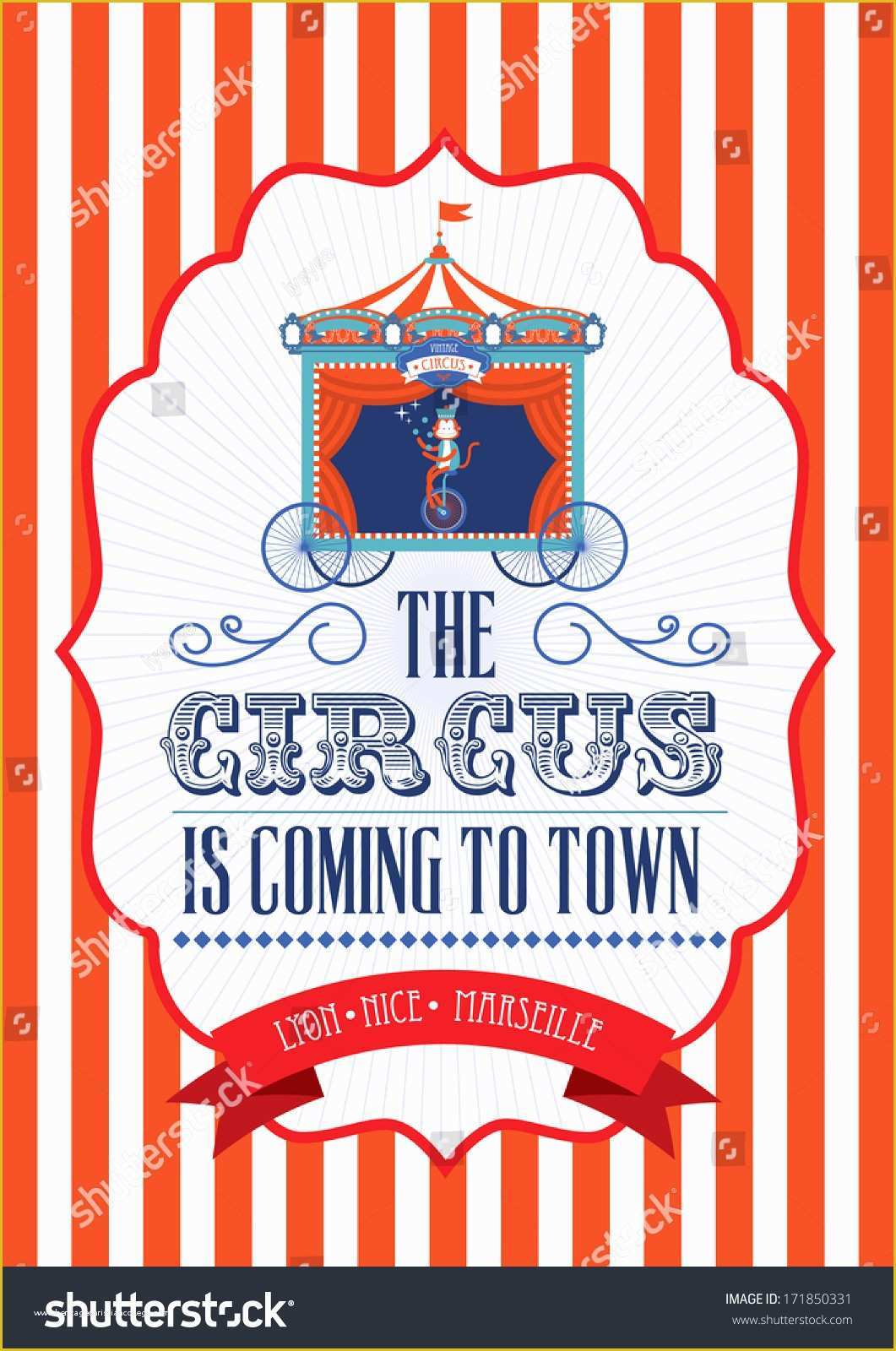 Circus Poster Template Free Download Of Vintage Fun Faircarnivalcircus Poster Template