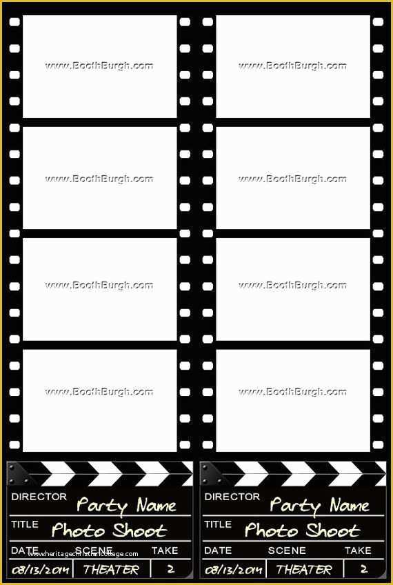 Clapper Board Template Free Of 20 Best Our Strip Templates Images On Pinterest