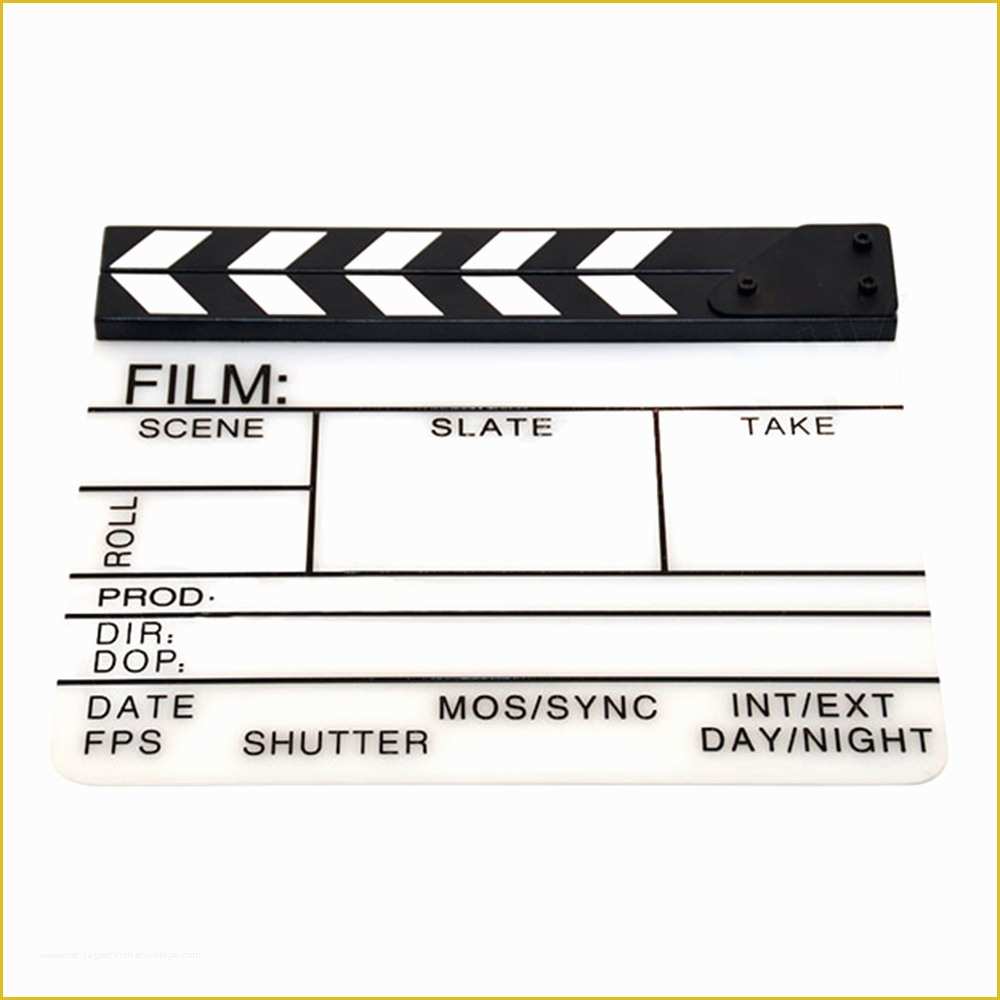 Clapper Board Template Free Of Clapper Board Hire Rent