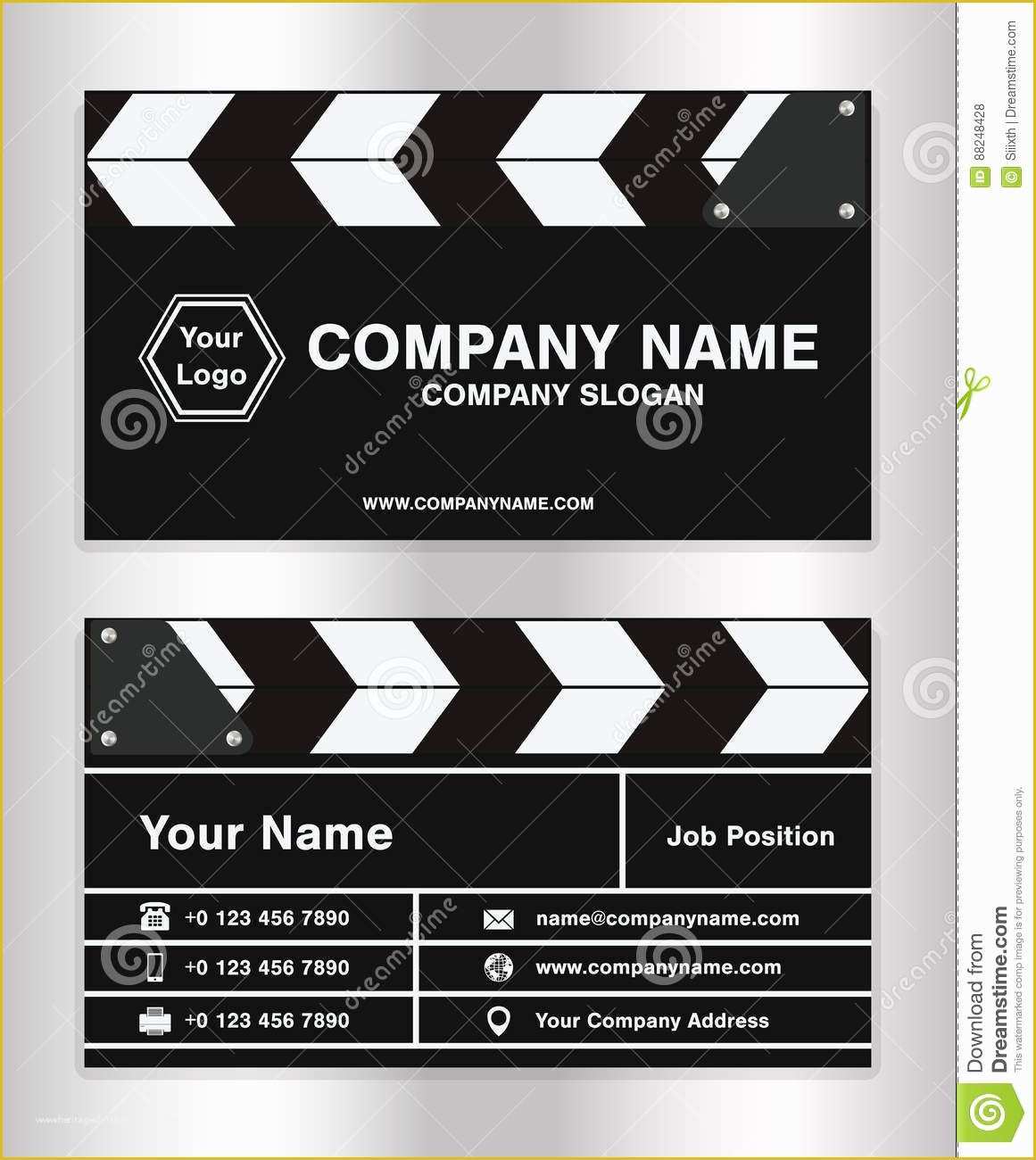 Clapper Board Template Free Of Clapper Board Template