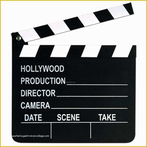 Clapper Board Template Free Of Movie Clapboard Template Clipart Best