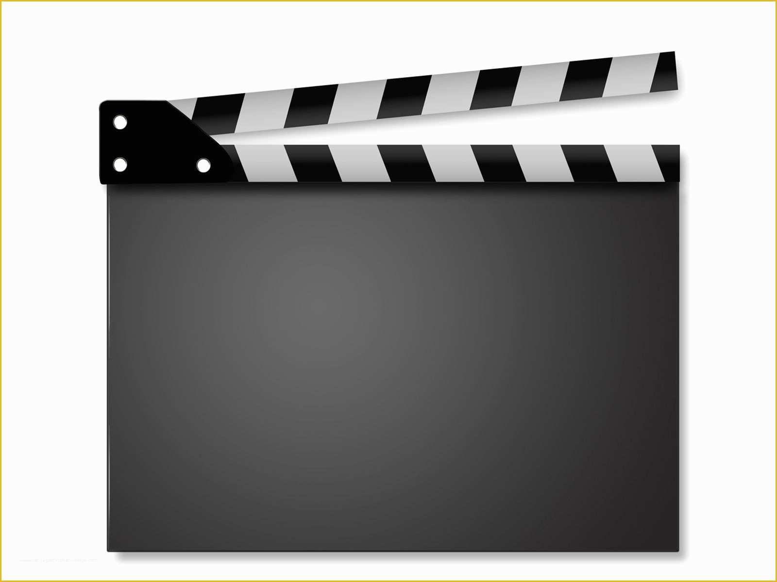 Clapper Board Template Free Of Movie Clapperboard Series Ppt Backgrounds Templates