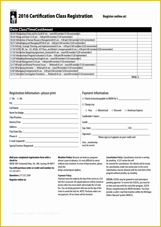 Class Registration form Template Free Of 45 Class Registration form Templates Free to In Pdf