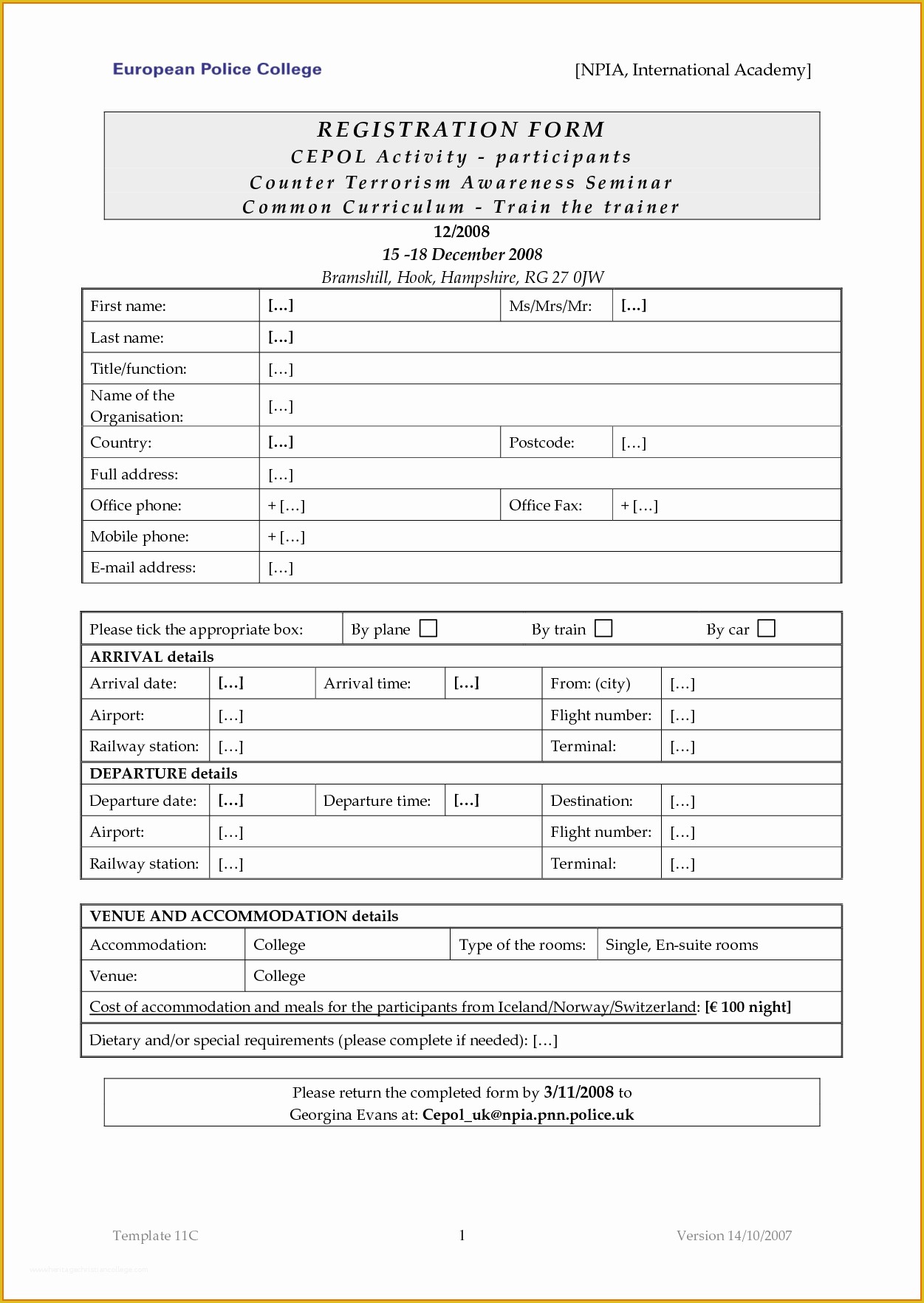 Class Registration form Template Free Of Class Registration form Template Free Romeondinez