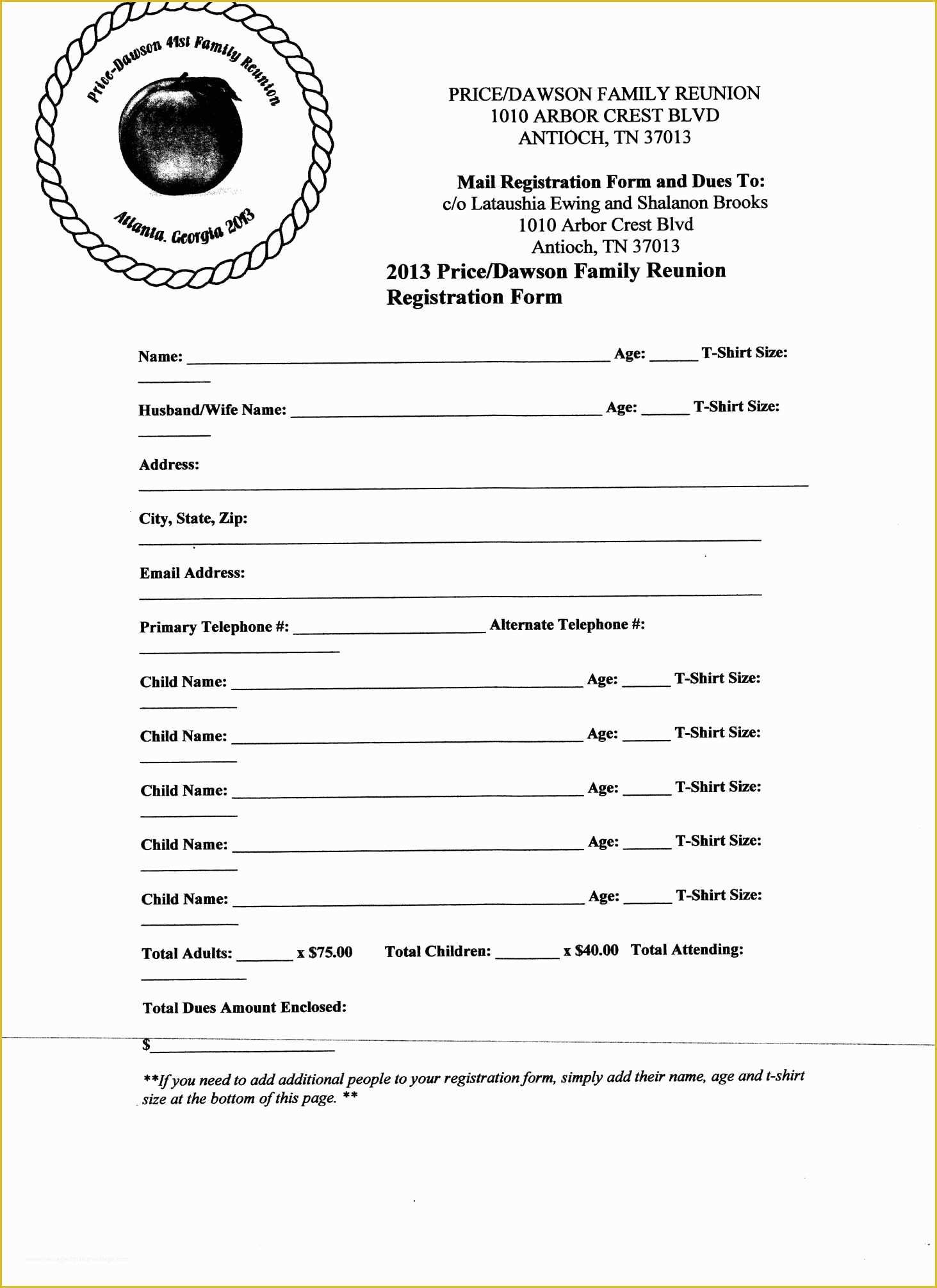 Class Registration form Template Free Of Class Registration form Template – Radiofama