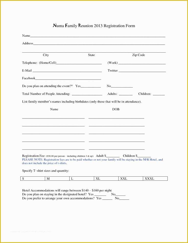 Class Registration form Template Free Of Class Registration form Template – Versatolelive