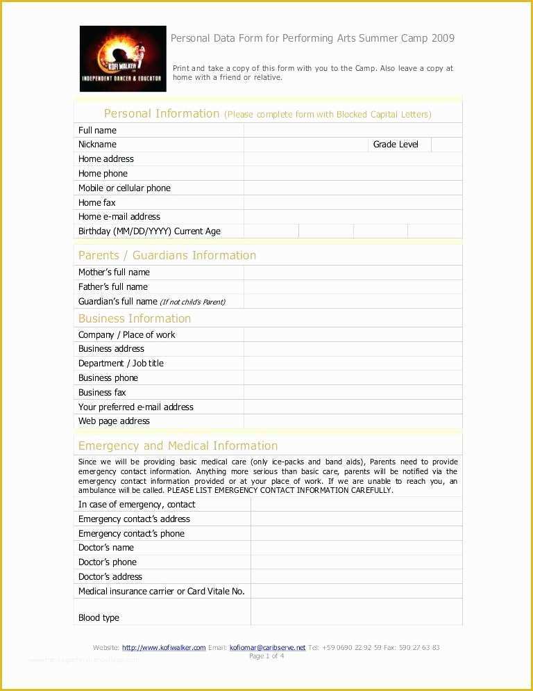 Class Registration form Template Free Of Class Registration Template High School Registration form