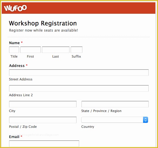 Class Registration form Template Free Of top 5 event Registration form Templates
