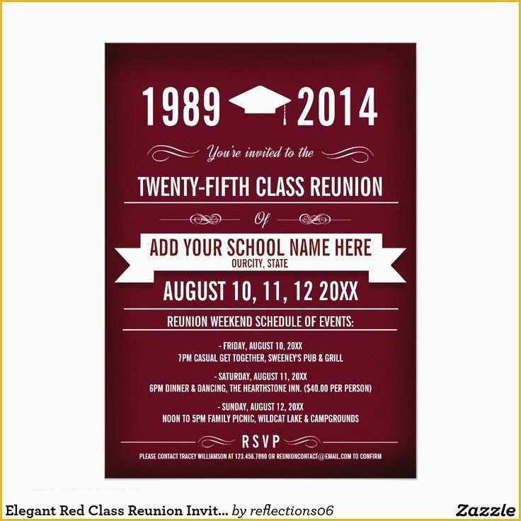 Class Reunion Invitation Templates Free Of 25 Best Ideas About Class Reunion Invitations On