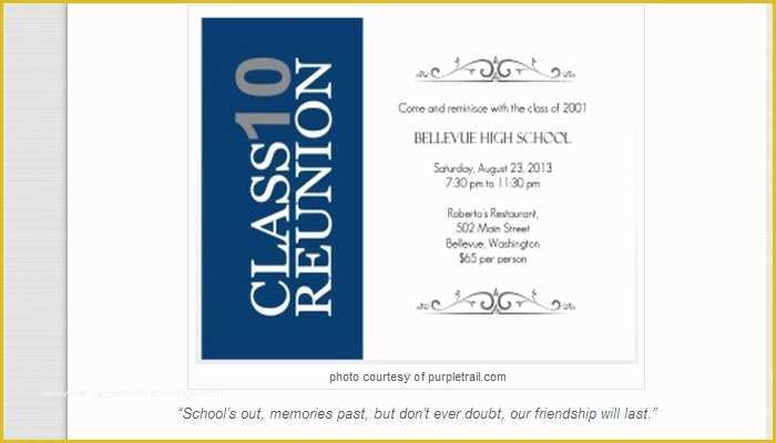 Class Reunion Invitation Templates Free Of 5 High School Reunion Flyer Templates